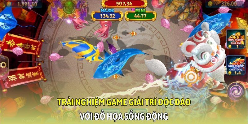 Trải nghiệm game giải trí độc đáo với đồ họa sống động