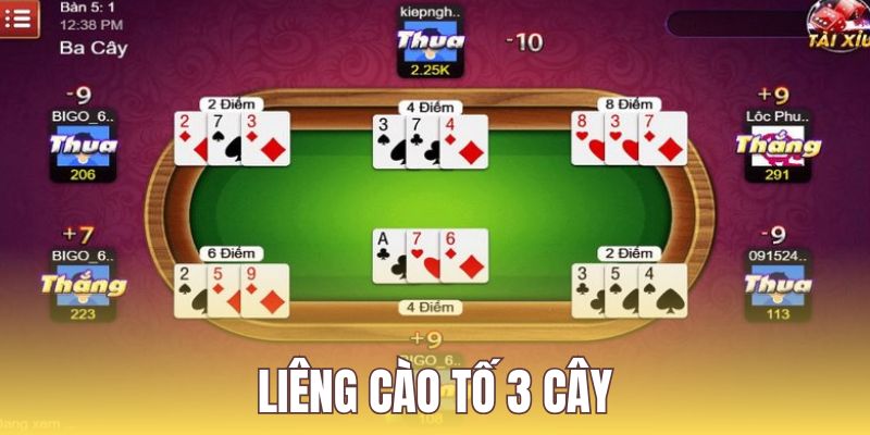 Liêng cào tố 3 cây avatar