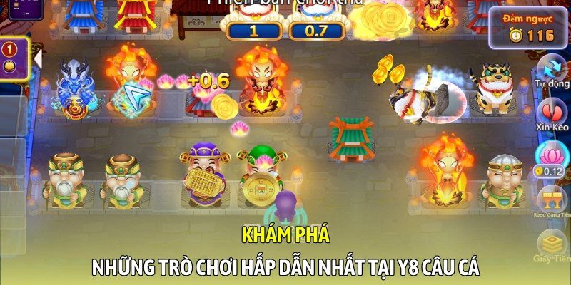câu cá những trò chơi hấp dẫn